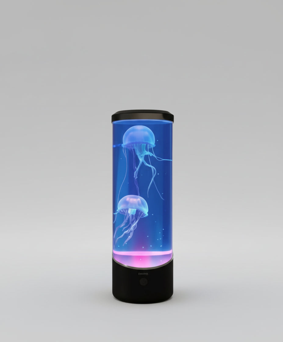 LED Jellyfish Aquarium Lamp – USB Powered Color Changing Night Light for Relaxing Home Decor & Unique Gift Ideas